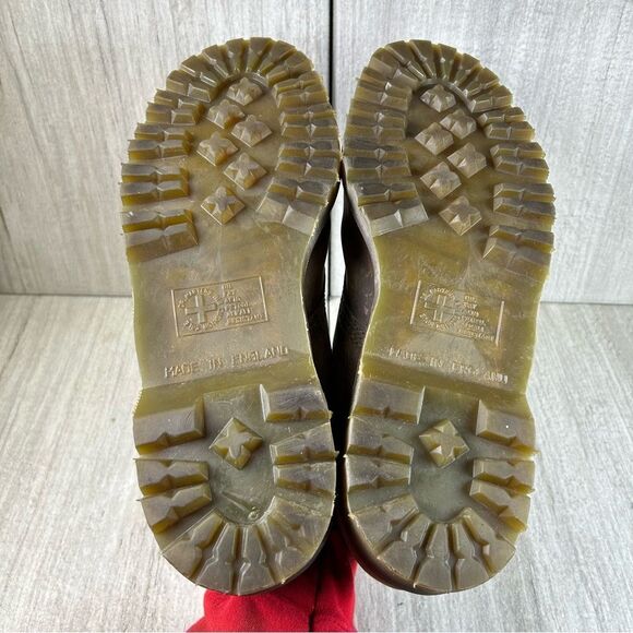 MIE Dr. Martens Docs 8053 England Brown Leather Shoes Men’s Size US 12 UK 11 - Picture 8 of 10